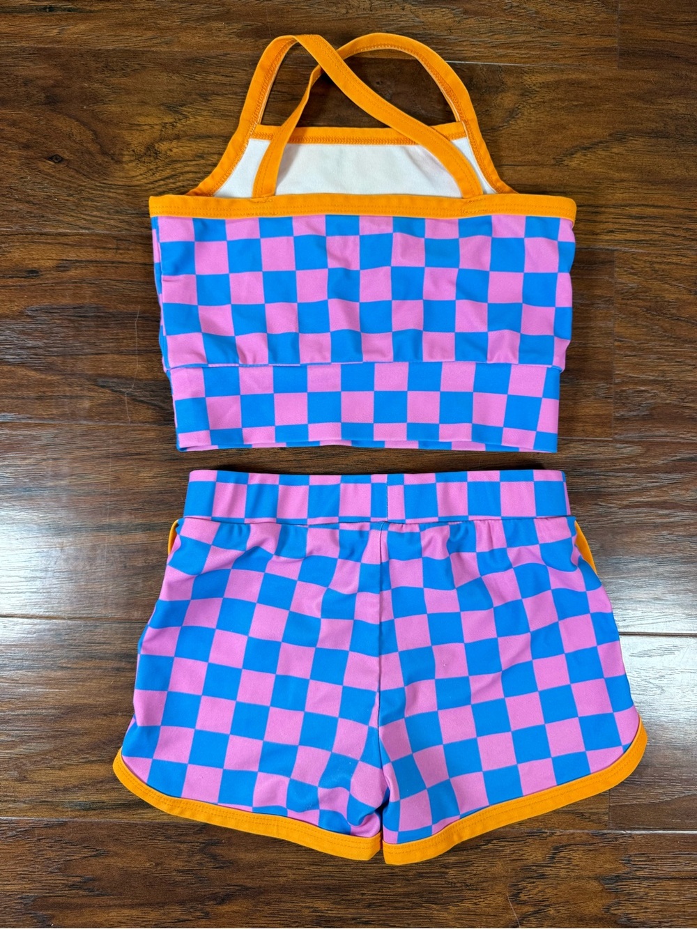 Little Wedgies Girls 2 piece Swim Size 5/6 - Picture 2 of 3